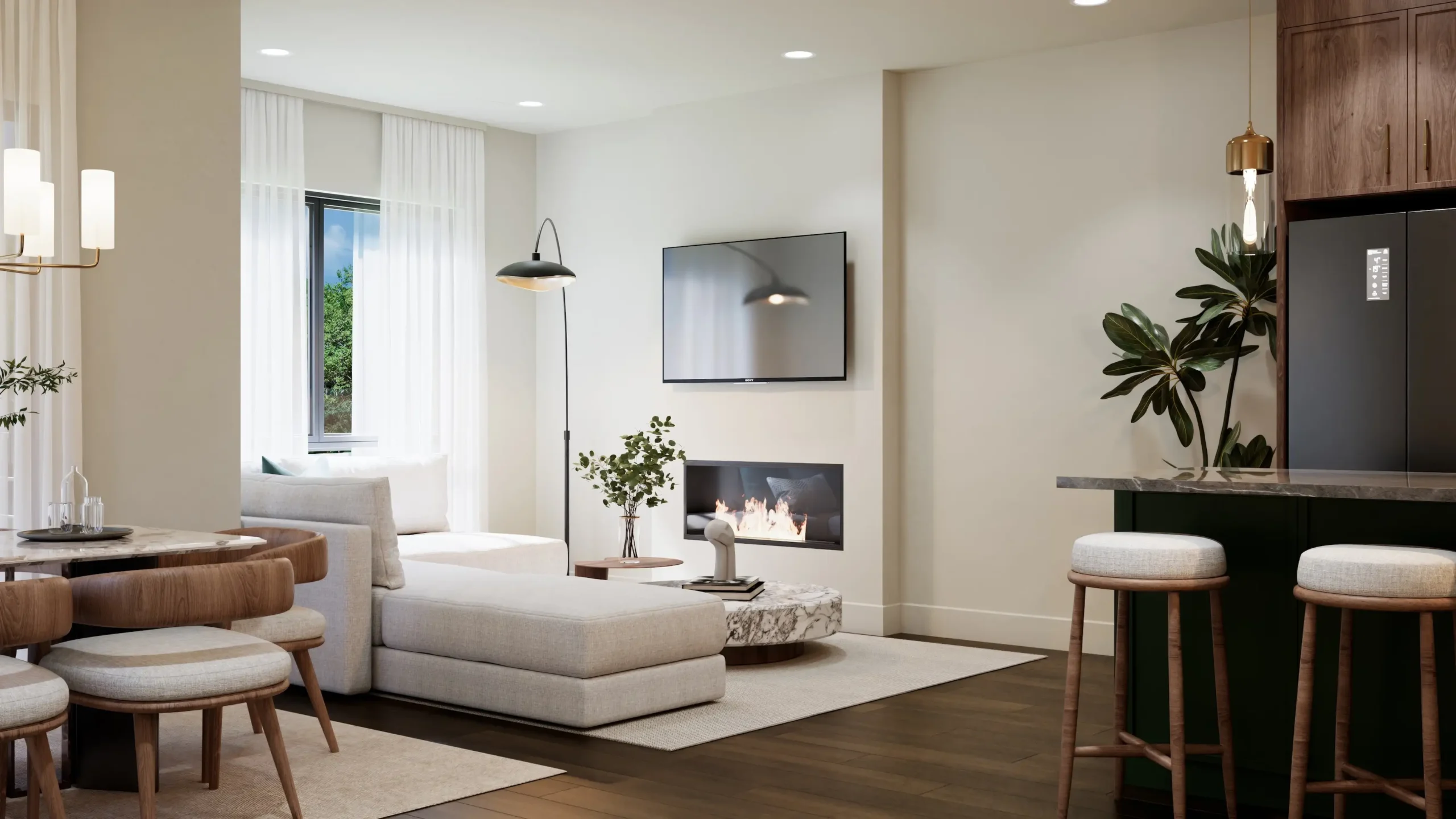 Unit A(e) Living Room