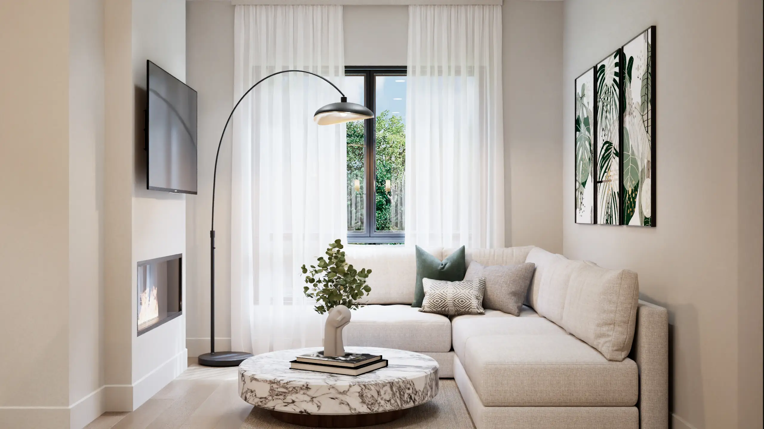 Unit B(i) Living Room
